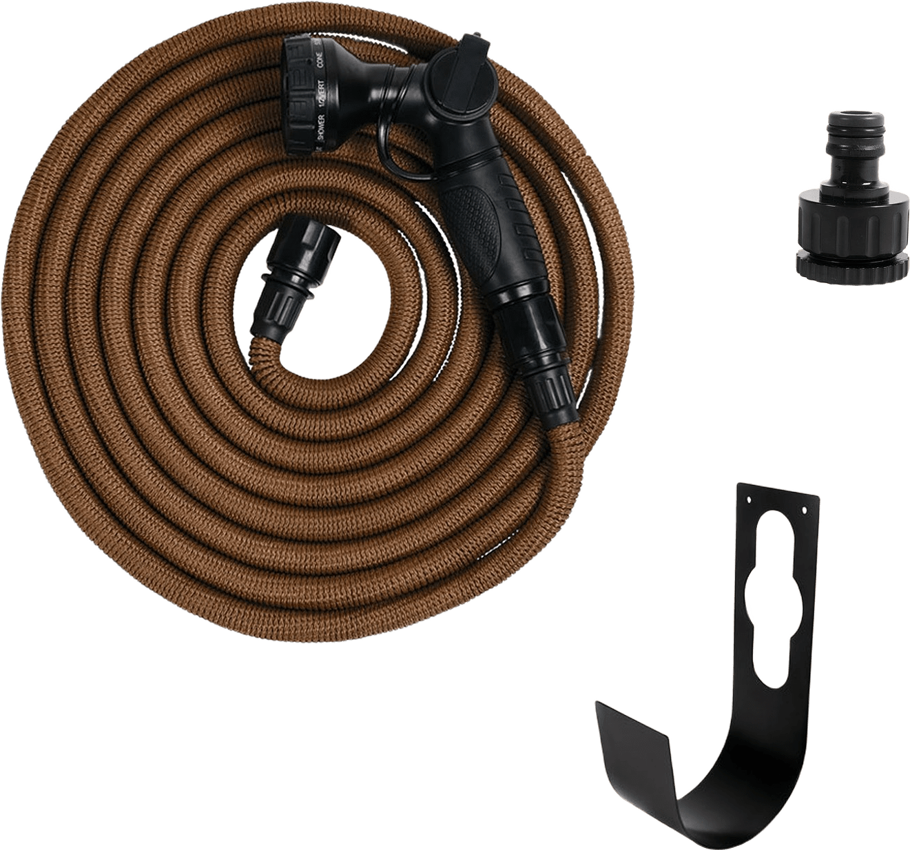 Trädgårdsslang Deluxe Set - Mörk Sand, från by Benson, i färgen dark sand.