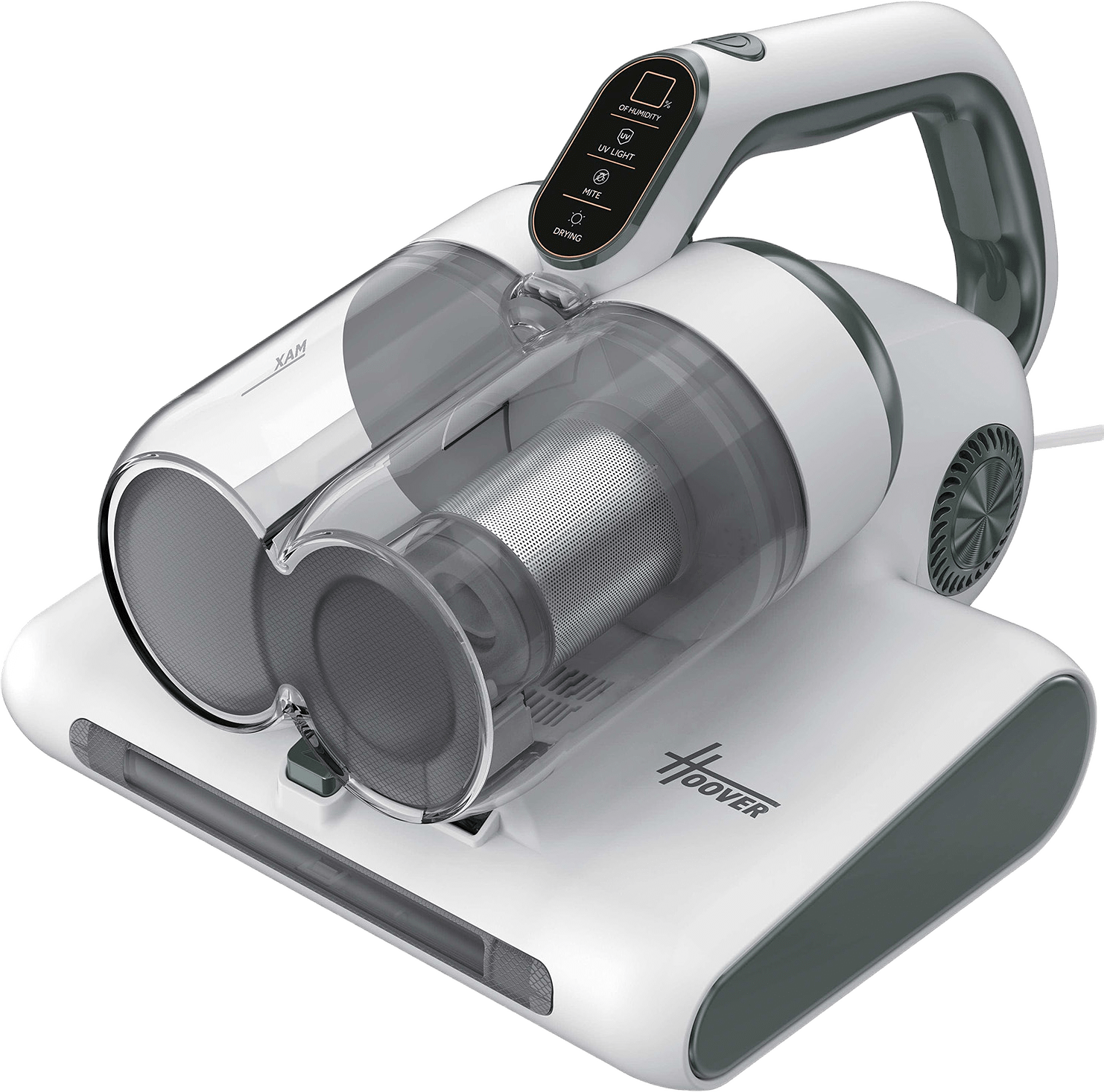 Matt/madrass-rengörare Hmc5 Torr/UV, från Hoover, i färgen vit.