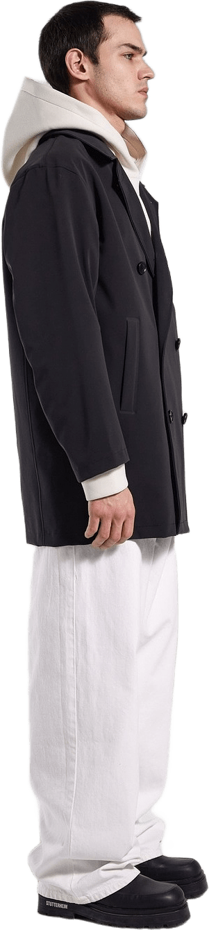 Åtvidaberg Raincoat, från Stutterheim, i färgen black.