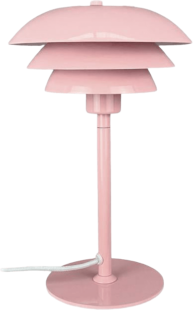 Sixteen Table Lamp, från Dyberg Larsen, i färgen pink.