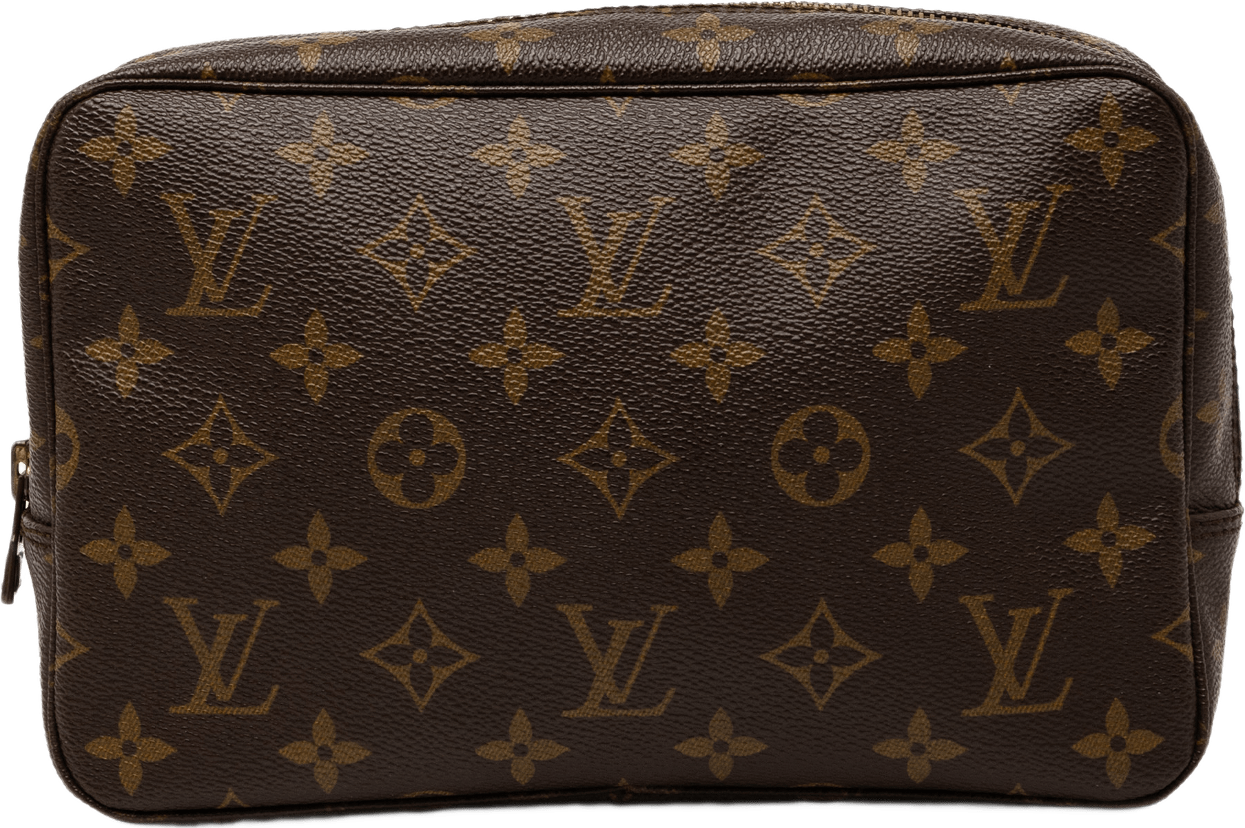 Louis Vuitton Monogram Trousse Toilette 23, från Luxclusif, i färgen brown.