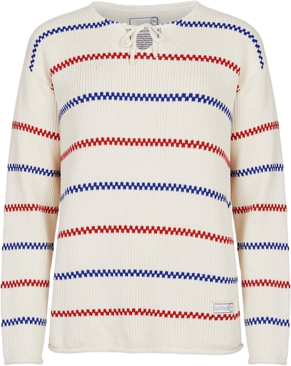 Käringötröja Stickad Off-white, från emmamalena, i färgen off-white.