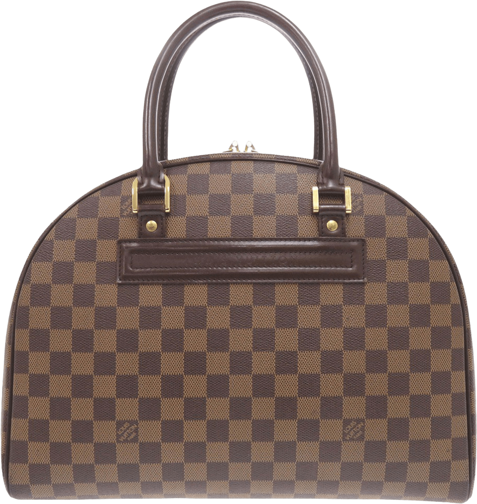 Louis Vuitton Damier Ebene Nolita, från Luxclusif, i färgen brown.