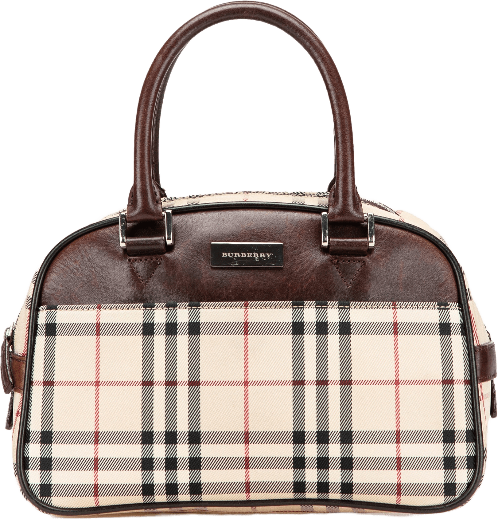 Burberry House Check Canvas Handbag
