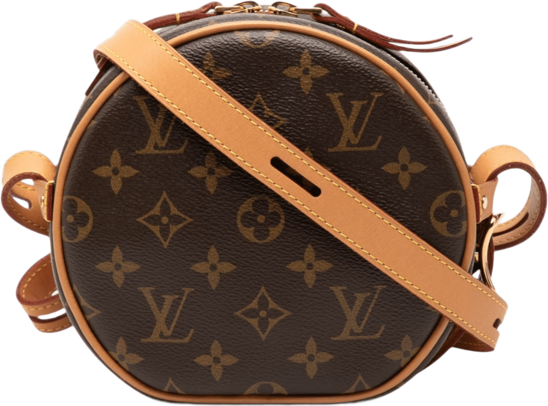 Louis Vuitton Monogram Boite Chapeau Souple Pm, från Luxclusif, i färgen brun.