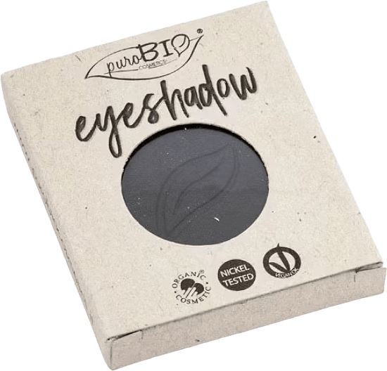 Eyeshadows - Powder - Refill, från PuroBio, i färgen 04 black refill.