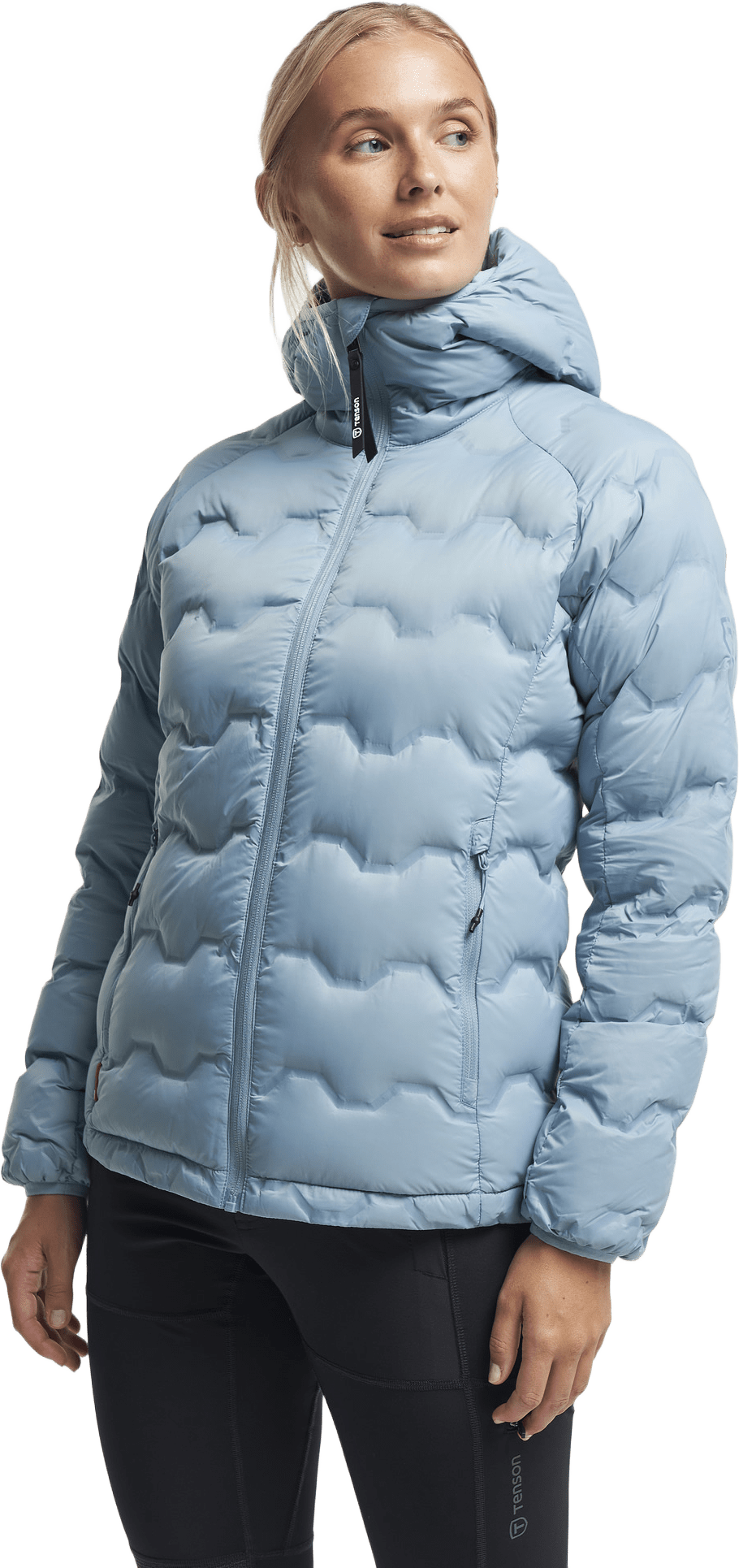 Txlite Shibui Down Jacket Women, från Tenson, i färgen blågrå.