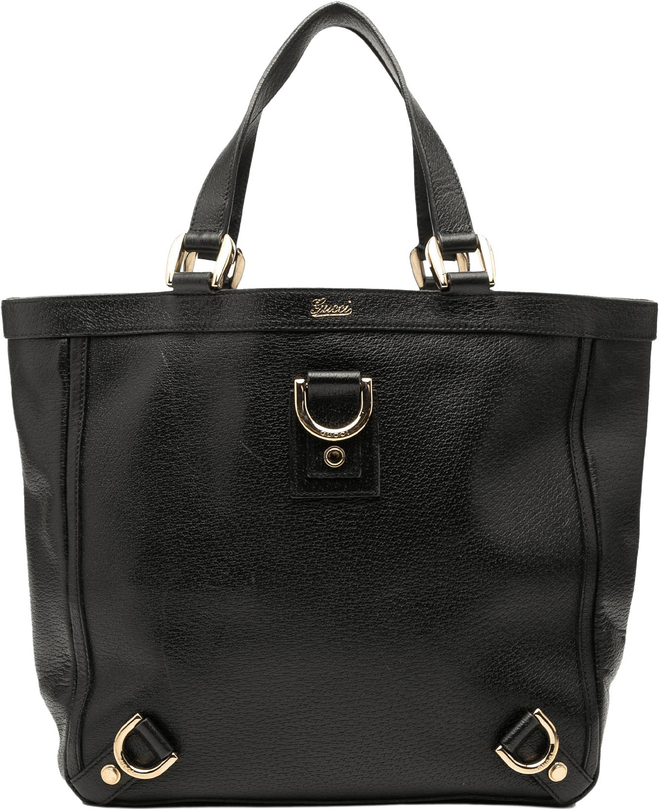 Gucci Calfskin Abbey D Ring Tote, från Luxclusif, i färgen black.