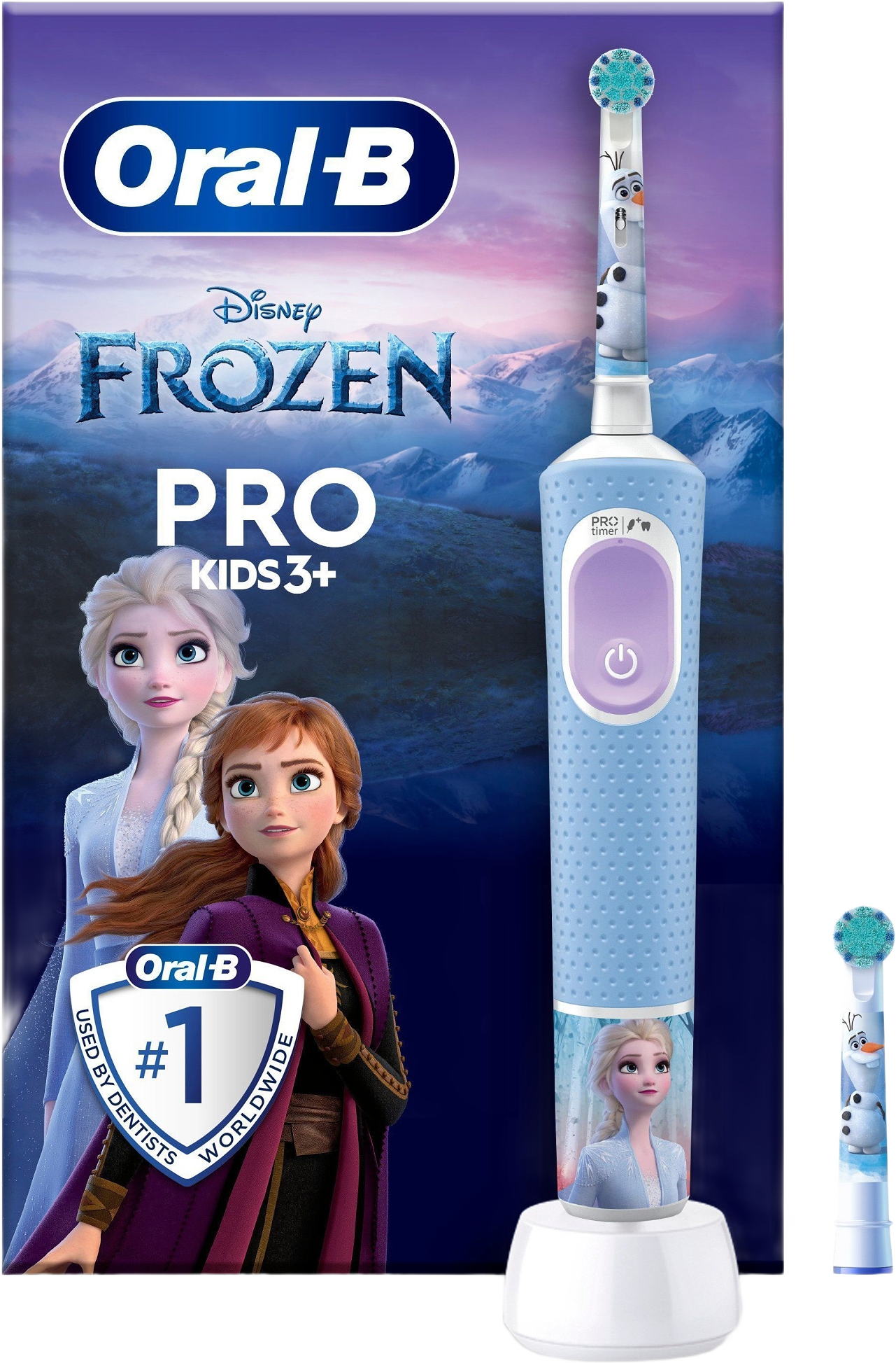Oral-B Pro Kids Frost eltandborste Designed By Braun