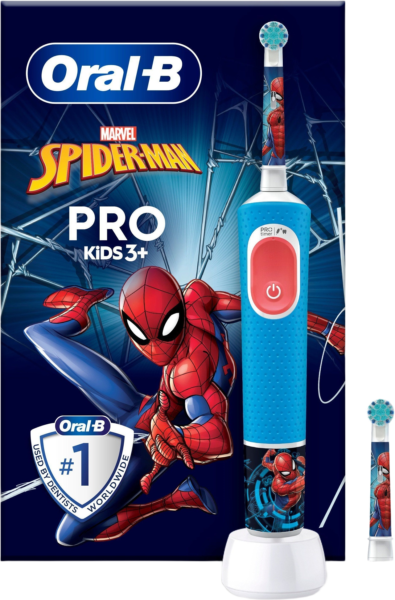 Oral-B Pro Kids Spider-Man Eltandborste