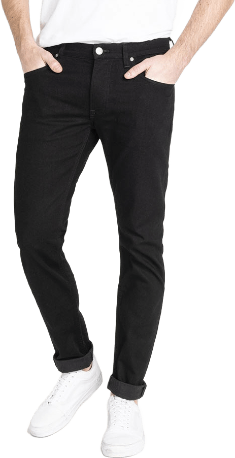 Jeans Luke, från Lee, i färgen Clean Black.