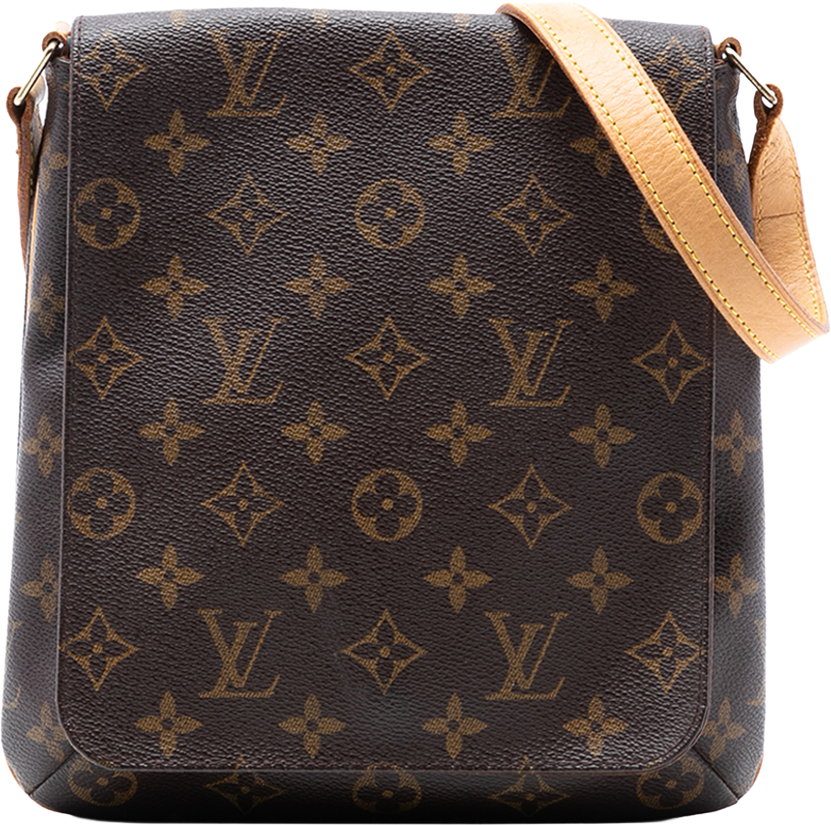 Louis Vuitton Monogram Musette Salsa Pm Short Strap, från Luxclusif, i färgen brown.