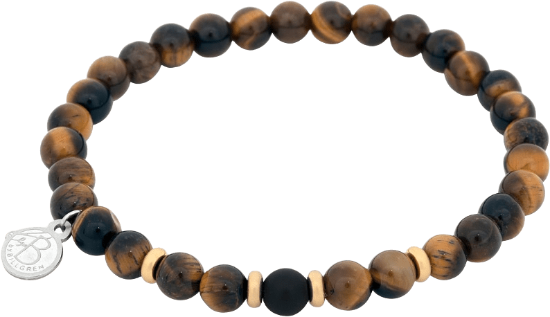 Bart Beadsarmband, från by BILLGREN, i färgen brown/black/gold colored.