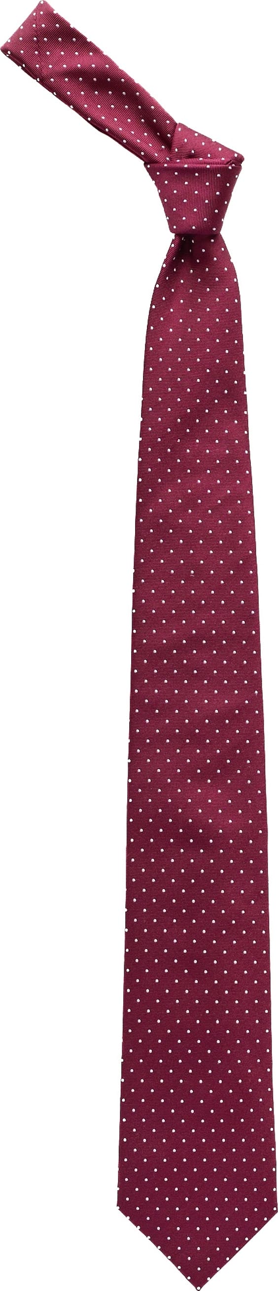 Tie Dot, från John Henric, i färgen vinröd & vit.