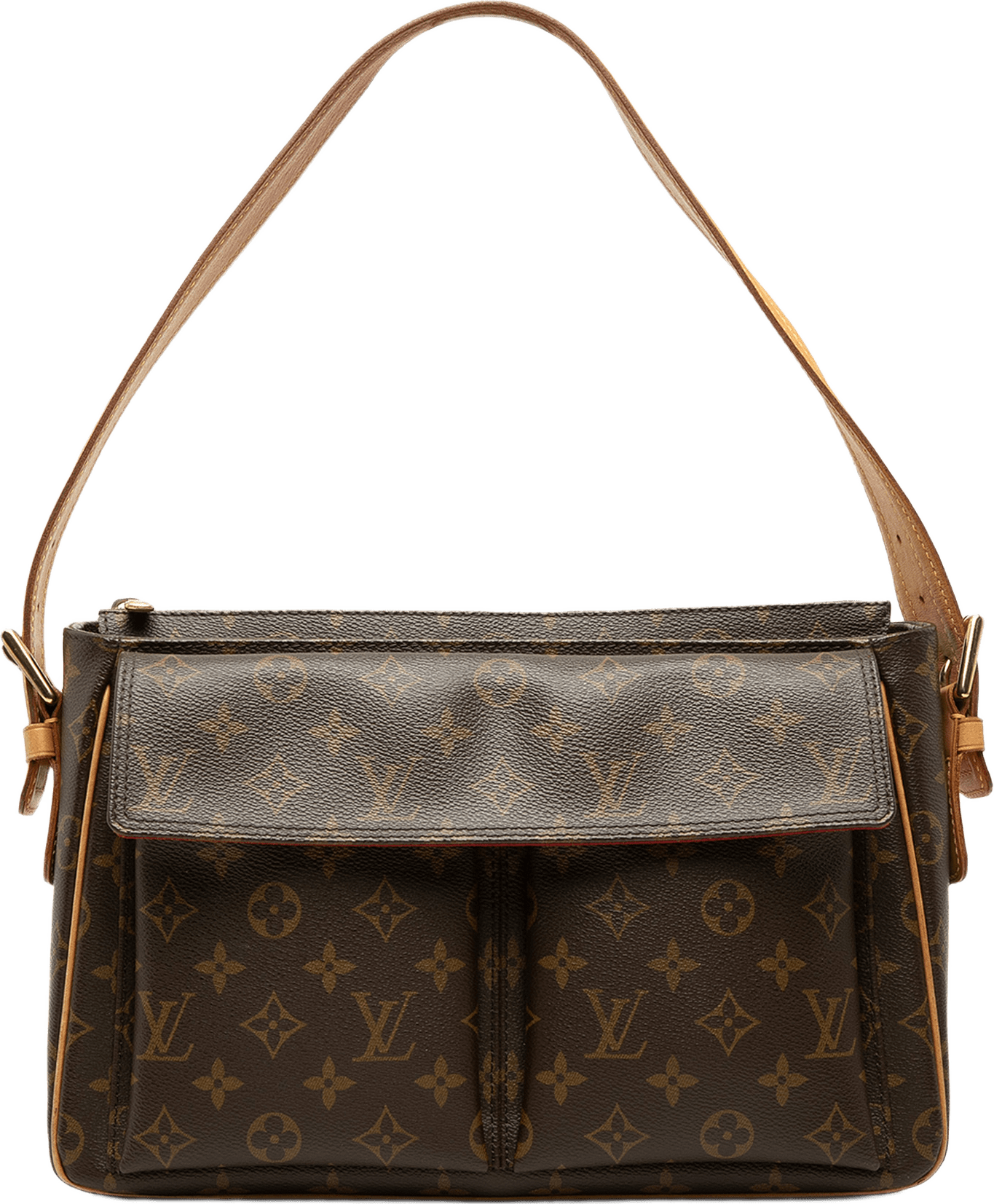 Louis Vuitton Monogram Viva Cite Gm, från Luxclusif, i färgen brun.