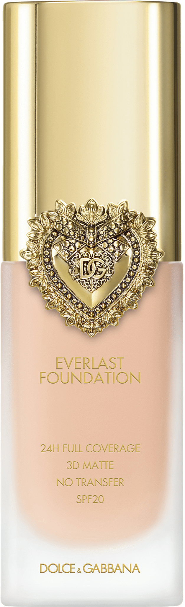 Everlast Foundation 24H Full Coverage 3D Matte No Transfer SPF20, från Dolce & Gabbana, i färgen 5n Light.