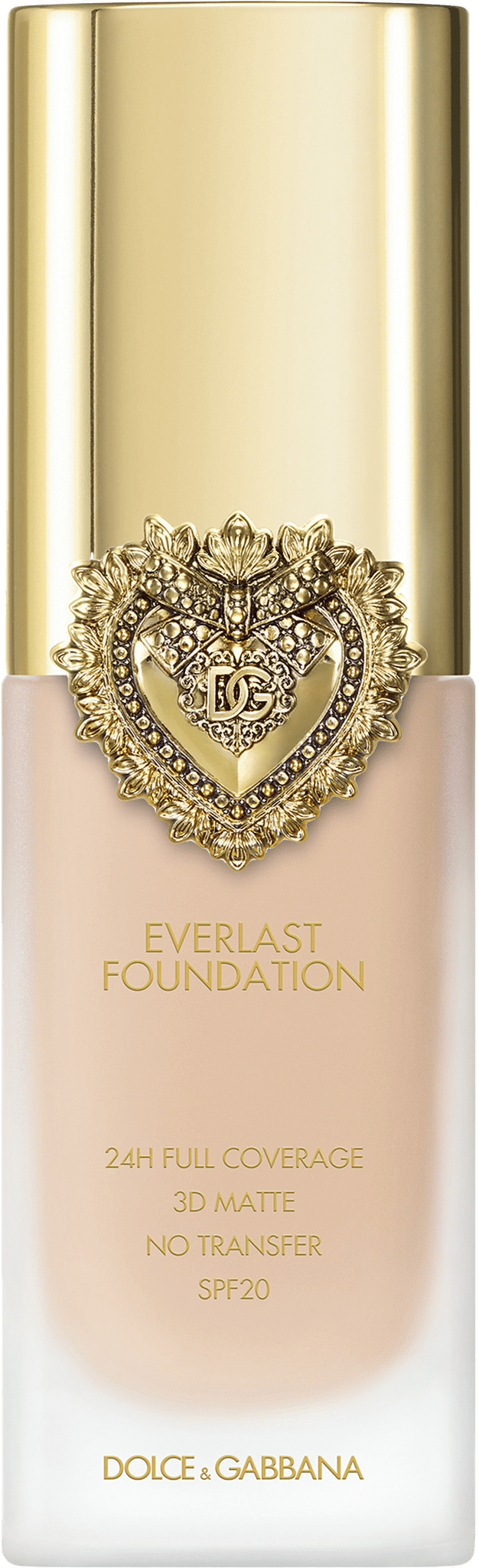 Everlast Foundation 24H Full Coverage 3D Matte No Transfer SPF20, från Dolce & Gabbana, i färgen 7n Light.