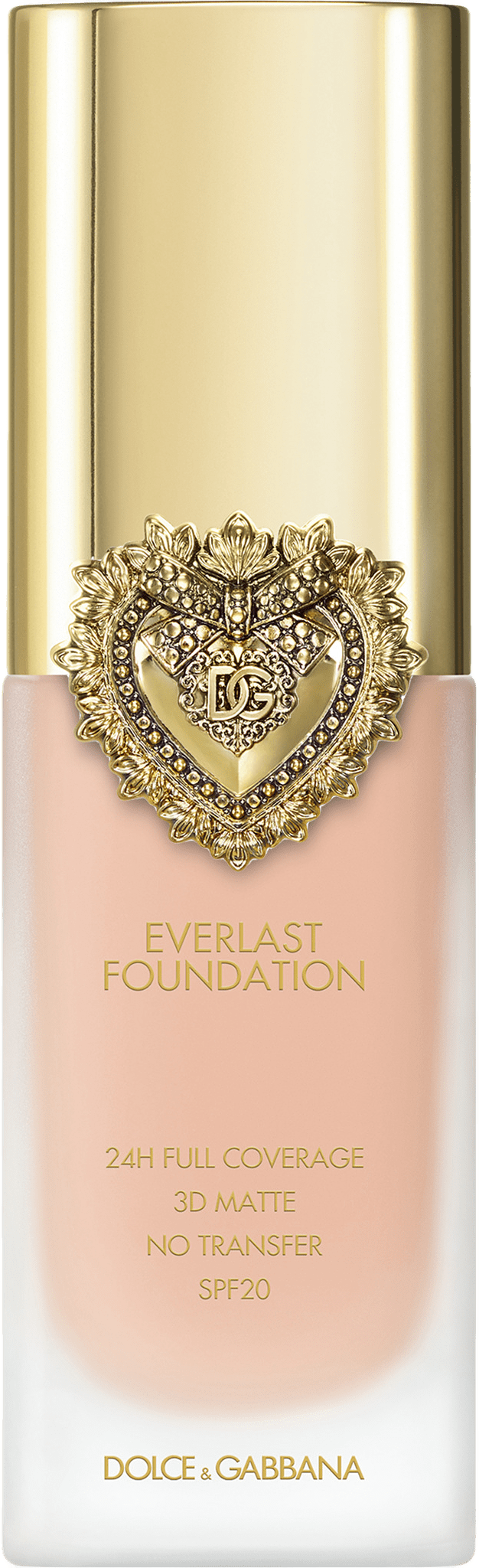 Everlast Foundation 24H Full Coverage 3D Matte No Transfer SPF20, från Dolce & Gabbana, i färgen 8w Light.