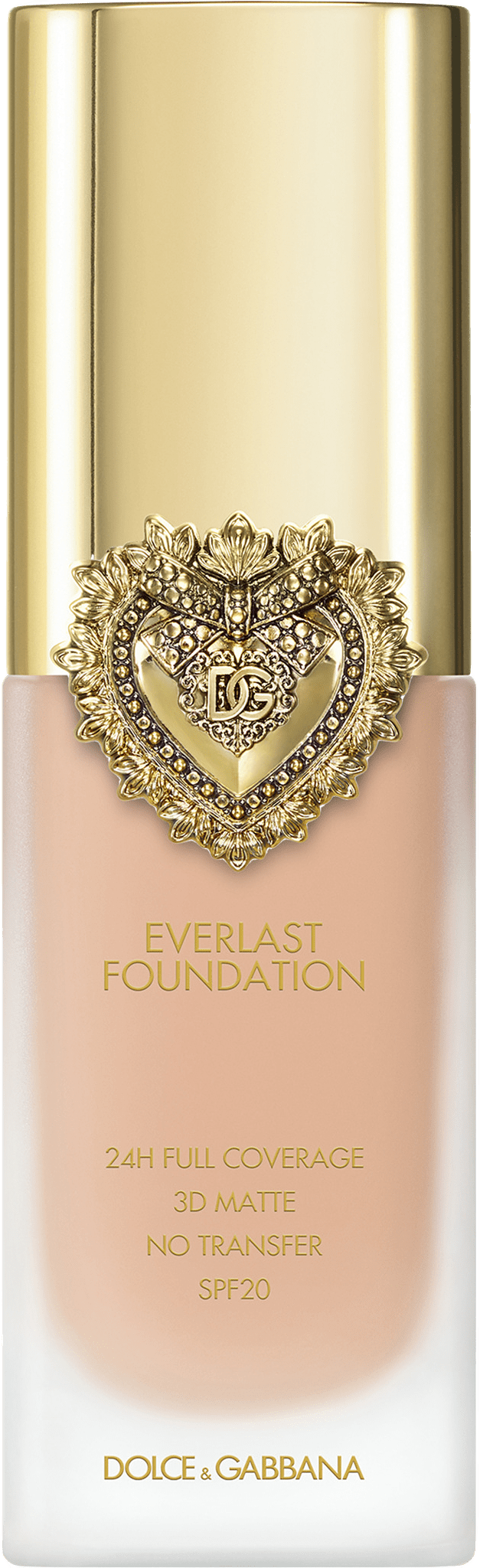 Everlast Foundation 24H Full Coverage 3D Matte No Transfer SPF20, från Dolce & Gabbana, i färgen 11w Light Medium.
