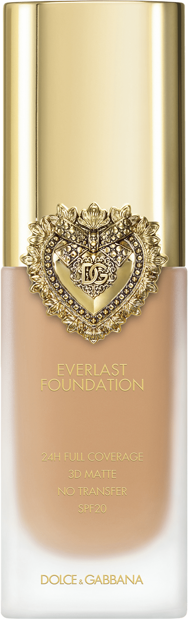Everlast Foundation 24H Full Coverage 3D Matte No Transfer SPF20, från Dolce & Gabbana, i färgen 16n Light Medium.