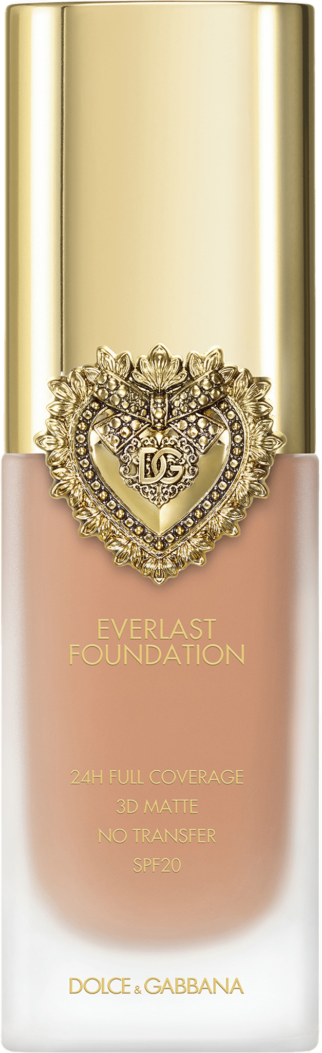 Everlast Foundation 24H Full Coverage 3D Matte No Transfer SPF20, från Dolce & Gabbana, i färgen 17w Medium.