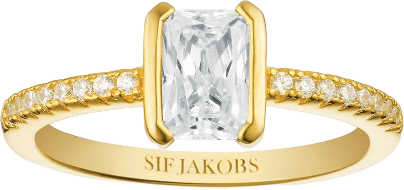 Ring Roccanova Piccolo, från Sif Jakobs Jewellery, i färgen gold.