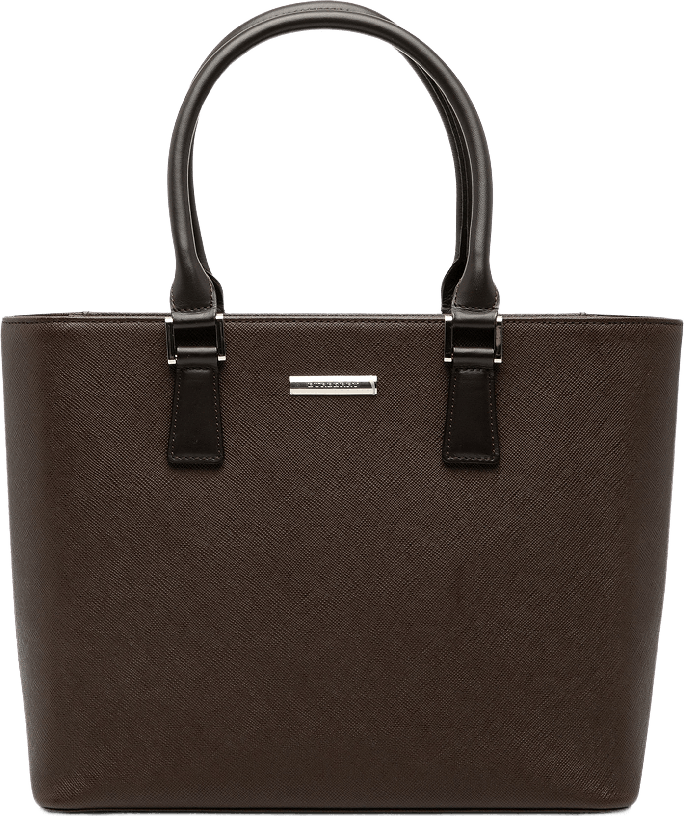Burberry Leather Tote, från Luxclusif, i färgen dark brown.