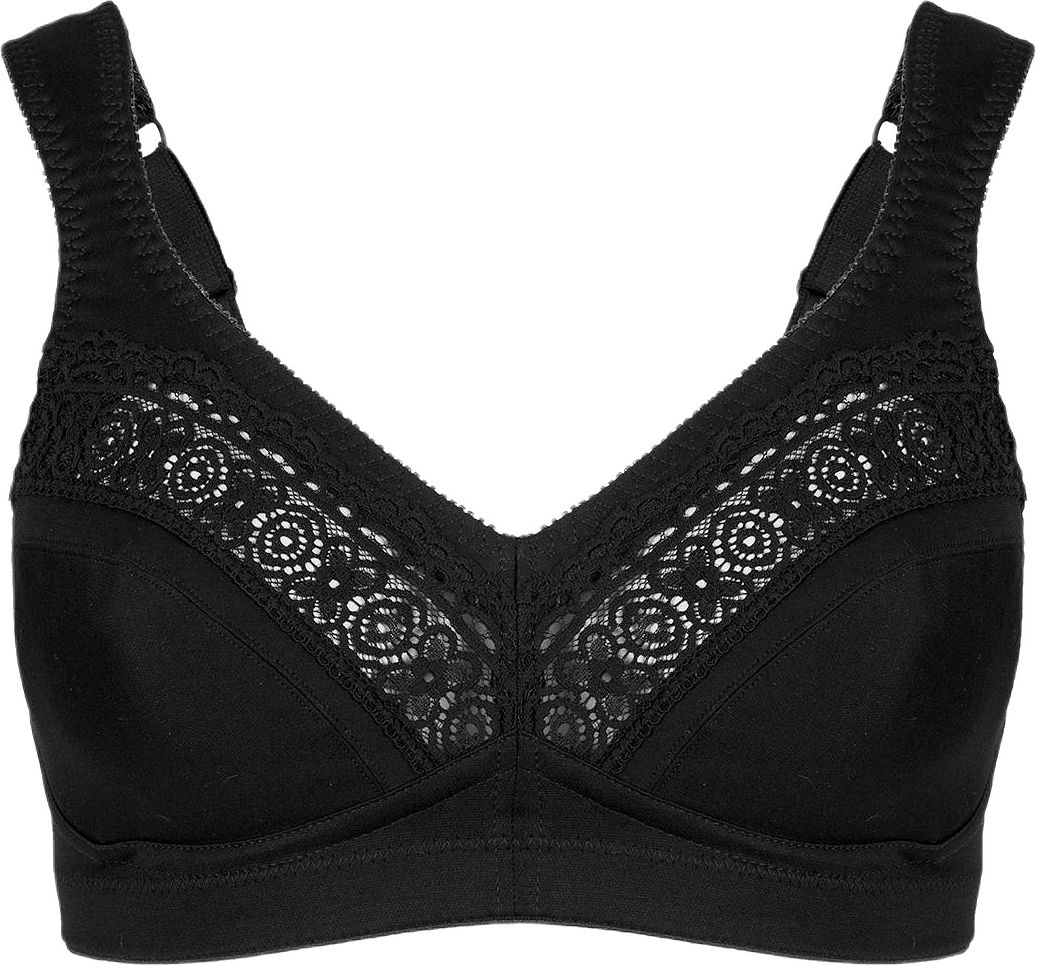 Cotton Star Mjuk-bh, från Swegmark, i färgen svart.