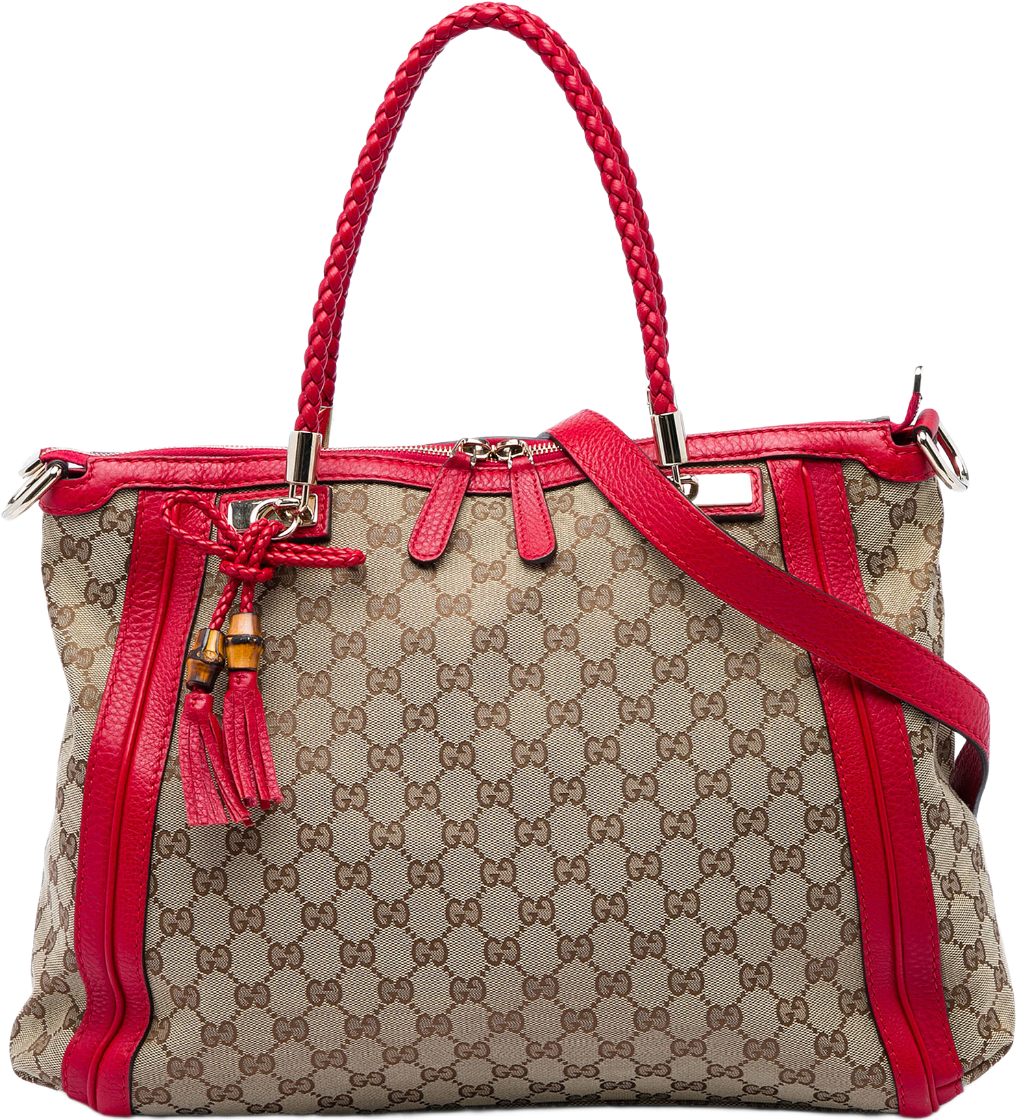 Gucci Gg Canvas Bella Convertible Tote, från Luxclusif, i färgen beige.