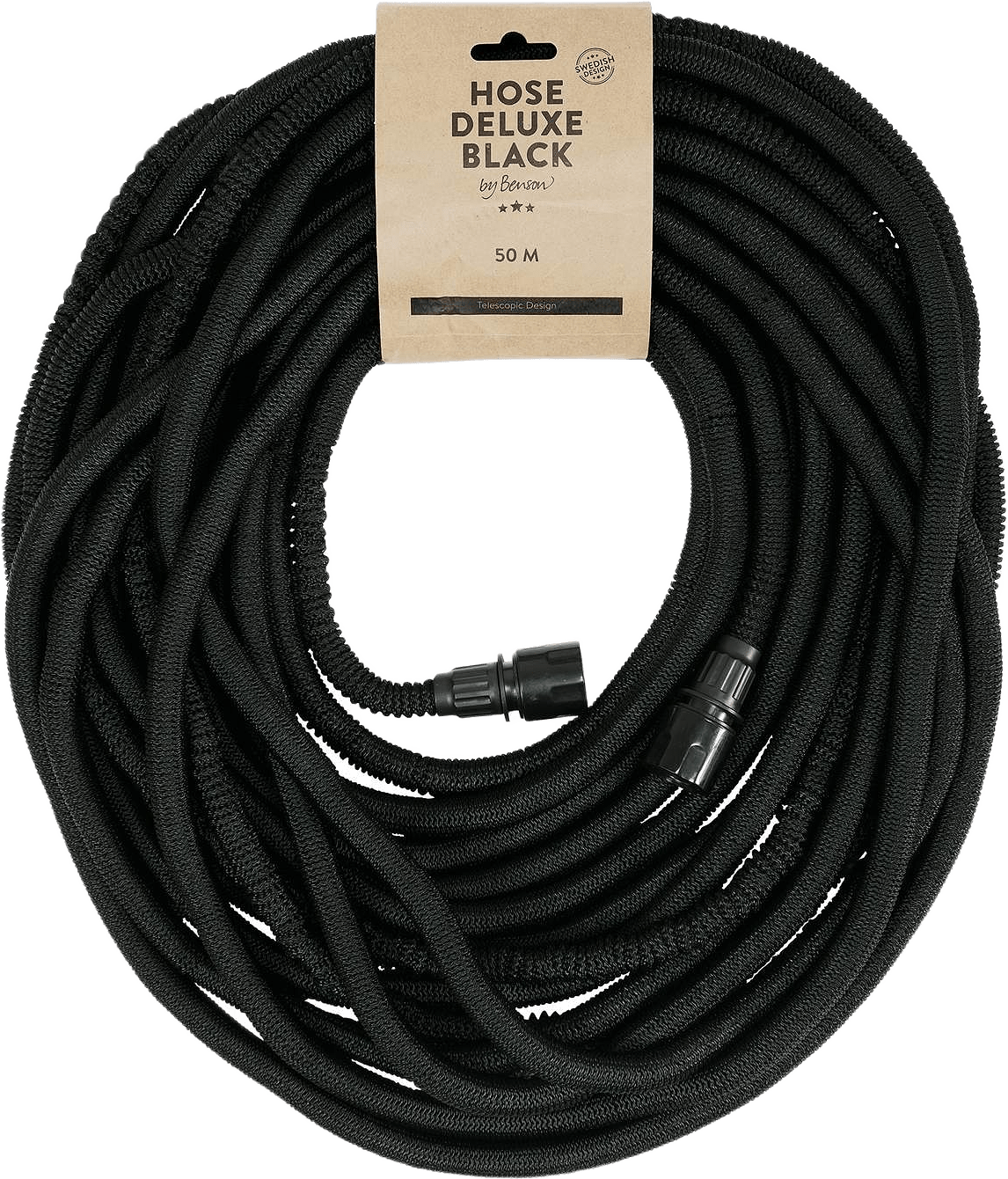 Trädgårdsslang Deluxe - 50m, från by Benson, i färgen black.