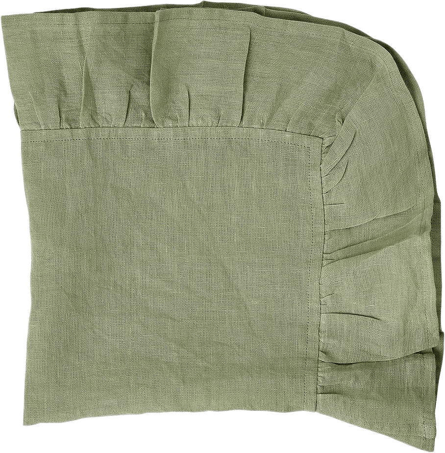 Bell Servett - 50x50 Cm, från Pick A Poppy, i färgen light green.