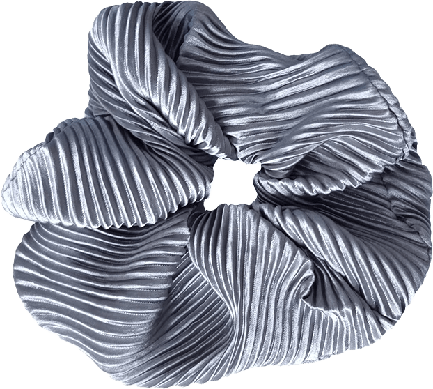 Stor Plisserad Scrunchie Xl