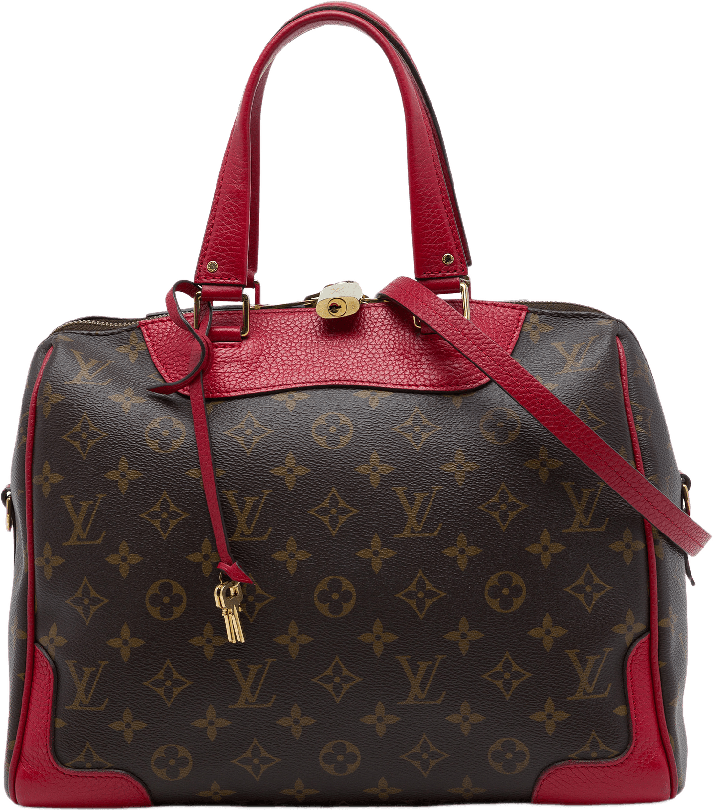 Louis Vuitton Monogram Retiro Pm, från Luxclusif, i färgen brun.
