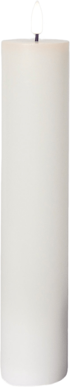 Luna Led Blockljus Vit Ø5, från Led Nordic, i färgen white.