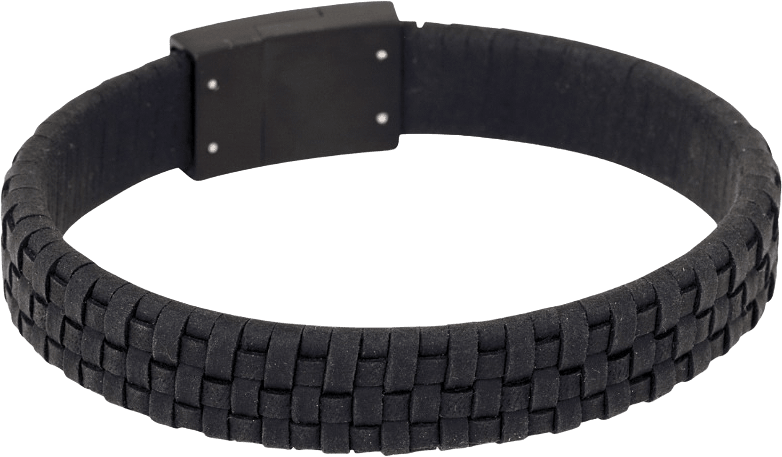 Loke Läderarmband, från by BILLGREN, i färgen black.