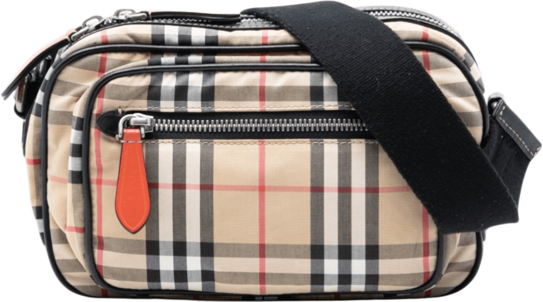 Burberry House Check Nylon Paddy Crossbody, från Luxclusif, i färgen beige.