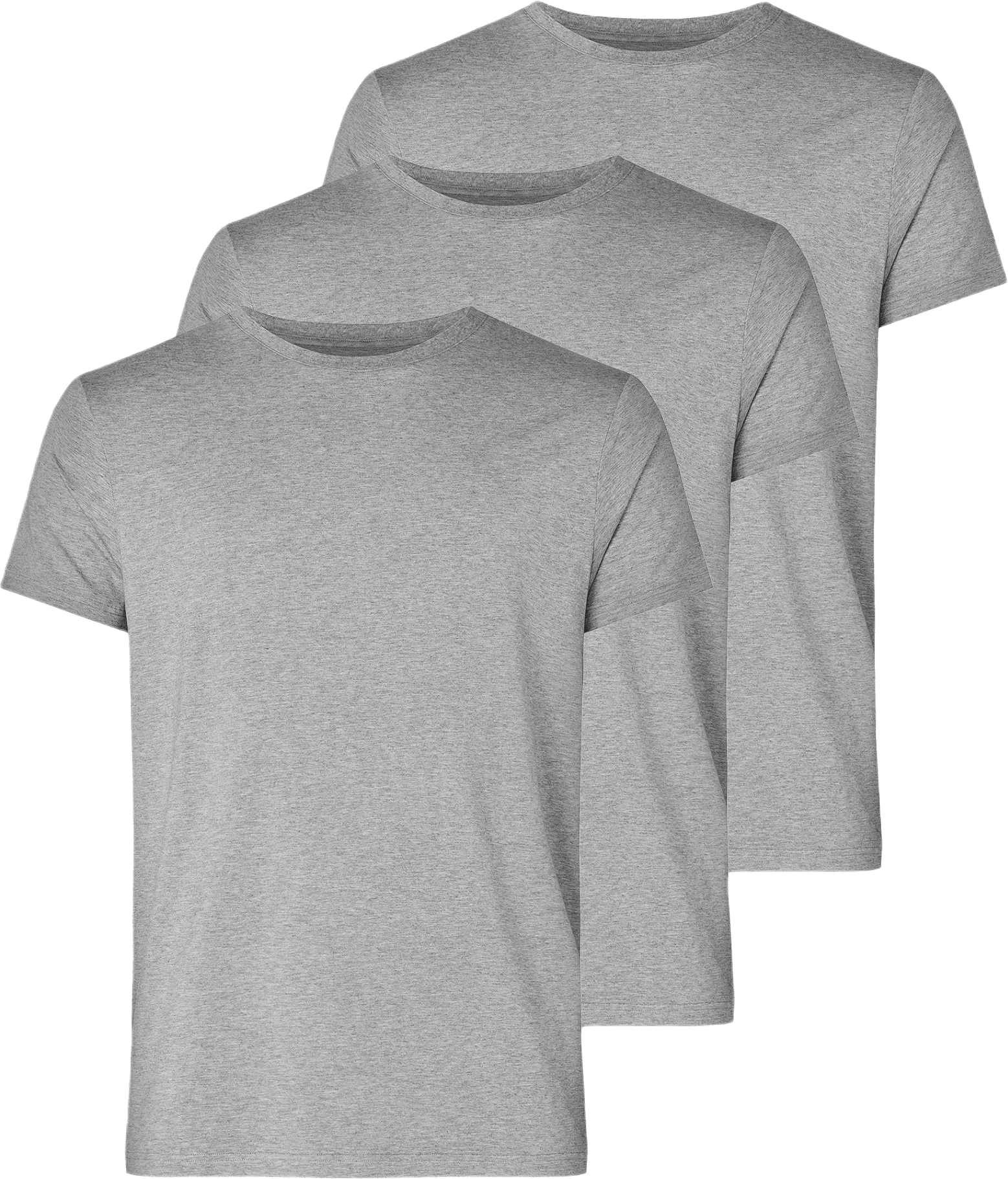3-pack Bambu, T-shirt O-neck, Navy, från Resteröds, i färgen grey.