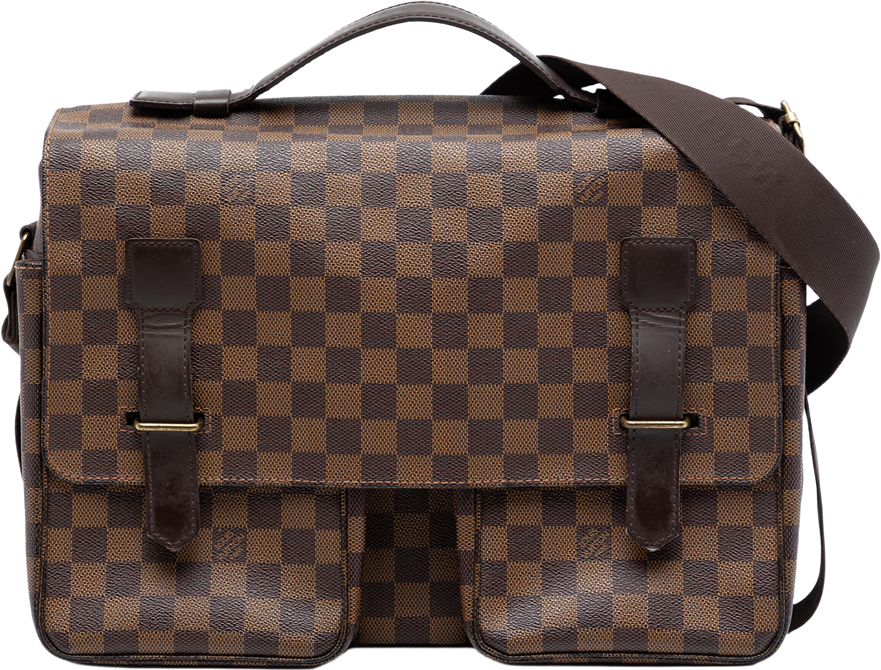 Louis Vuitton Damier Ebene Broadway, från Luxclusif, i färgen brown.