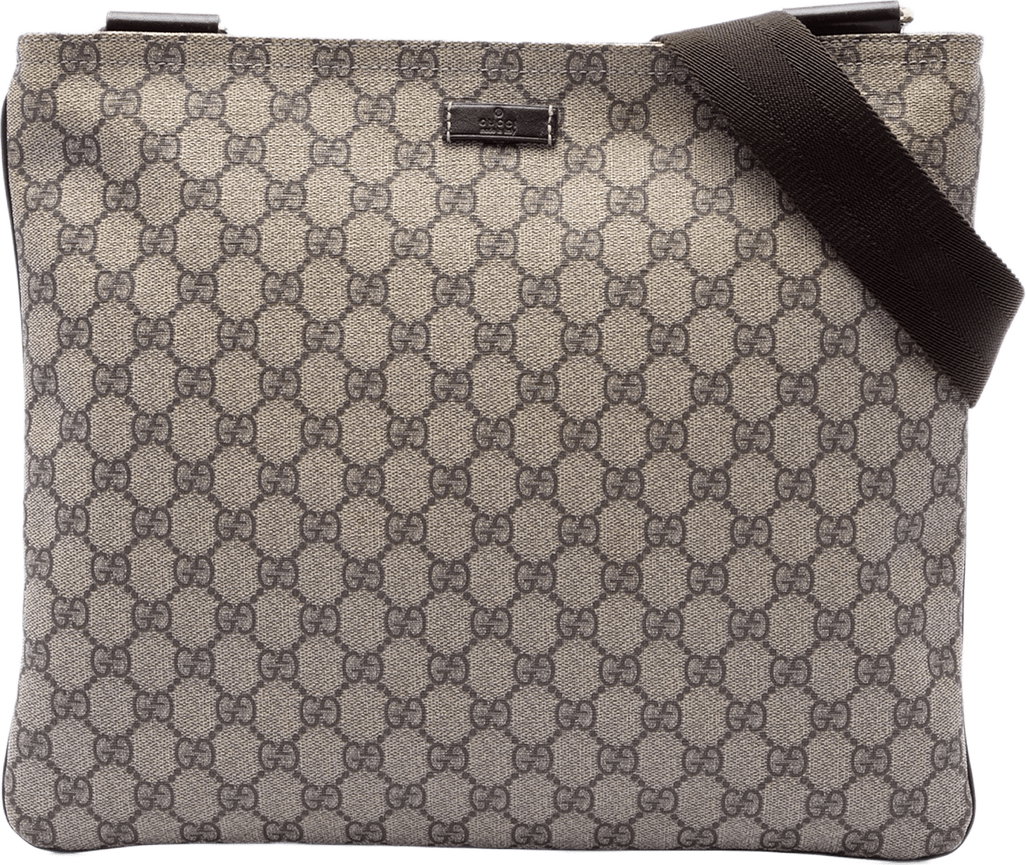 Gucci Gg Supreme Crossbody, från Luxclusif, i färgen beige.