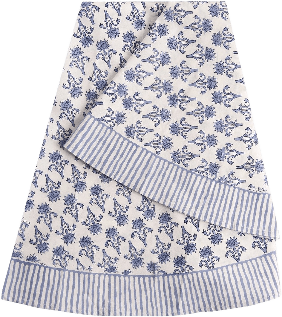 Lily Bordsduk - Rund 150 Cm, från Pick A Poppy, i färgen blue.