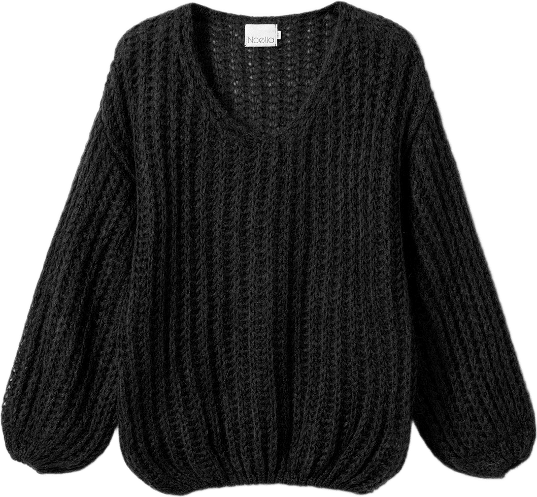 Joseph Knit Sweater - Black, från Noella, i färgen black.