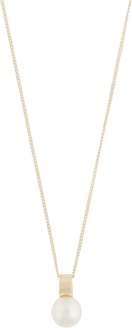 Adriana Pendant Necklace, från SNÖ of Sweden, i färgen g/white.