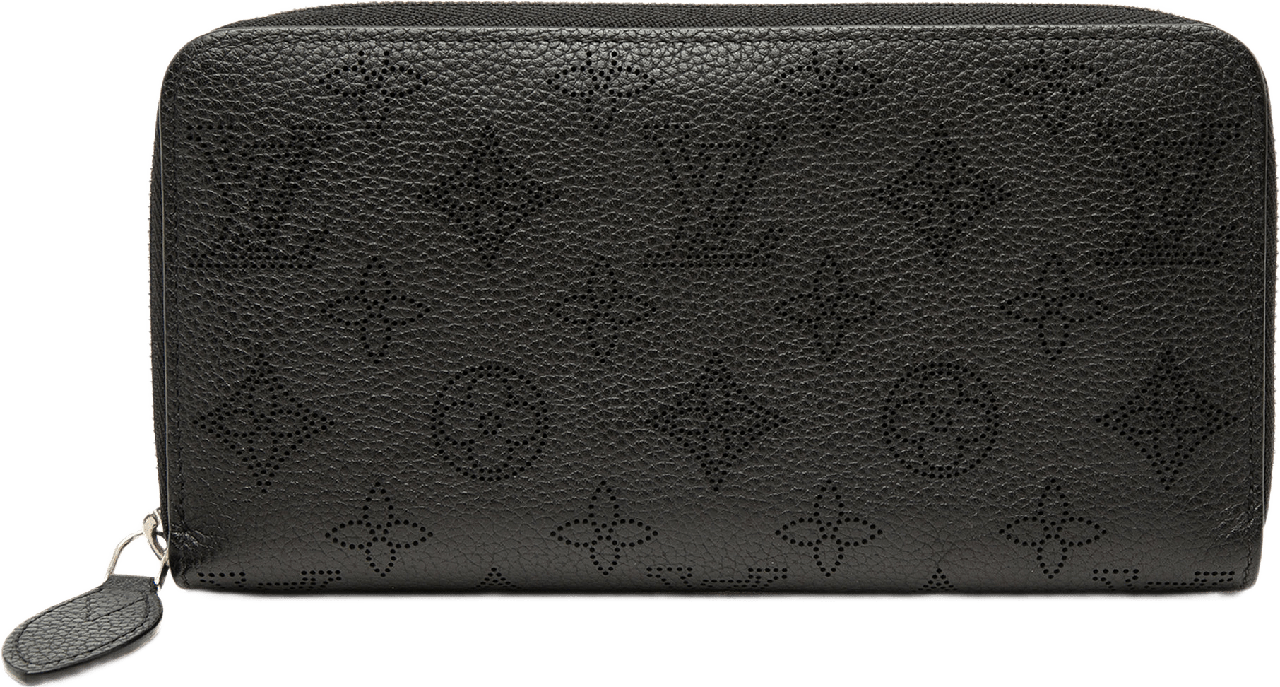 Louis Vuitton Monogram Mahina Zippy Wallet, från Luxclusif, i färgen black.