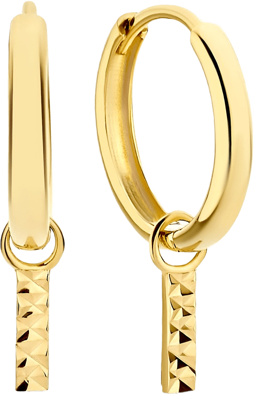 Rivoli 14 Karat Guld Creoler