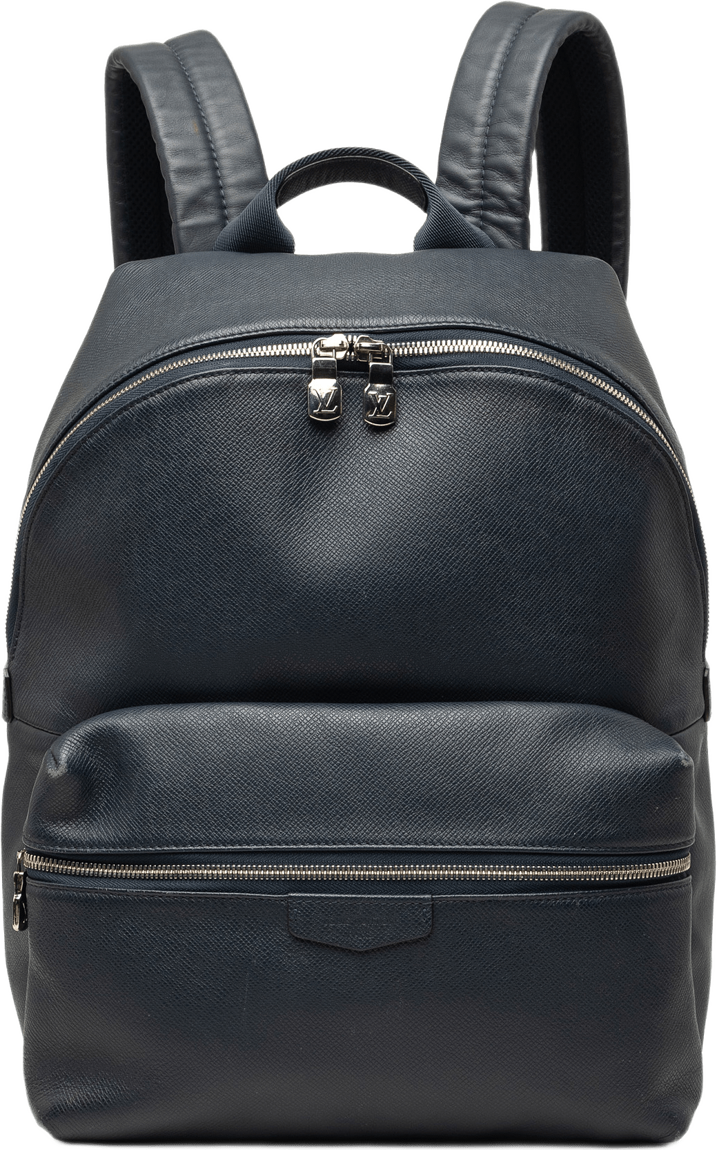 Louis Vuitton Taiga Discovery Backpack Pm, från Luxclusif, i färgen blå.
