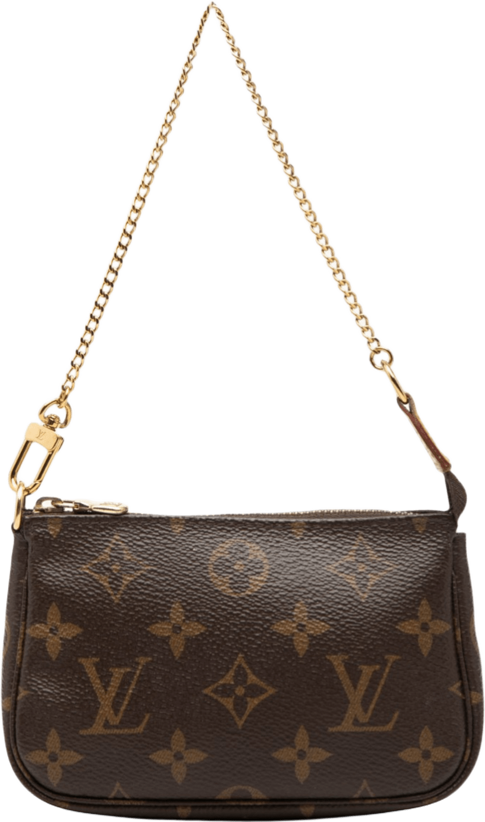 Louis Vuitton Monogram Mini Pochette Accessoires, från Luxclusif, i färgen brown.