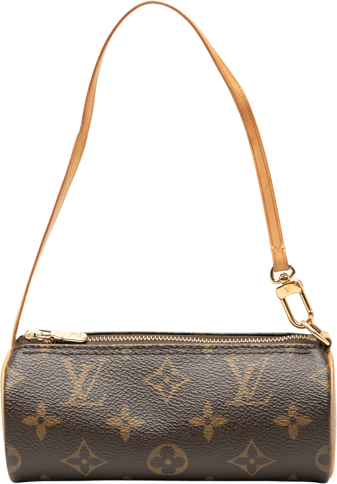 Louis Vuitton Monogram Papillon Pochette, från Luxclusif, i färgen brown.