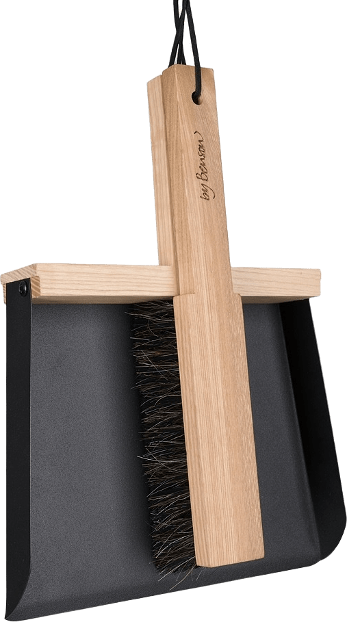 Borste Och Sopskyffel Set - Premium, från by Benson, i färgen black.