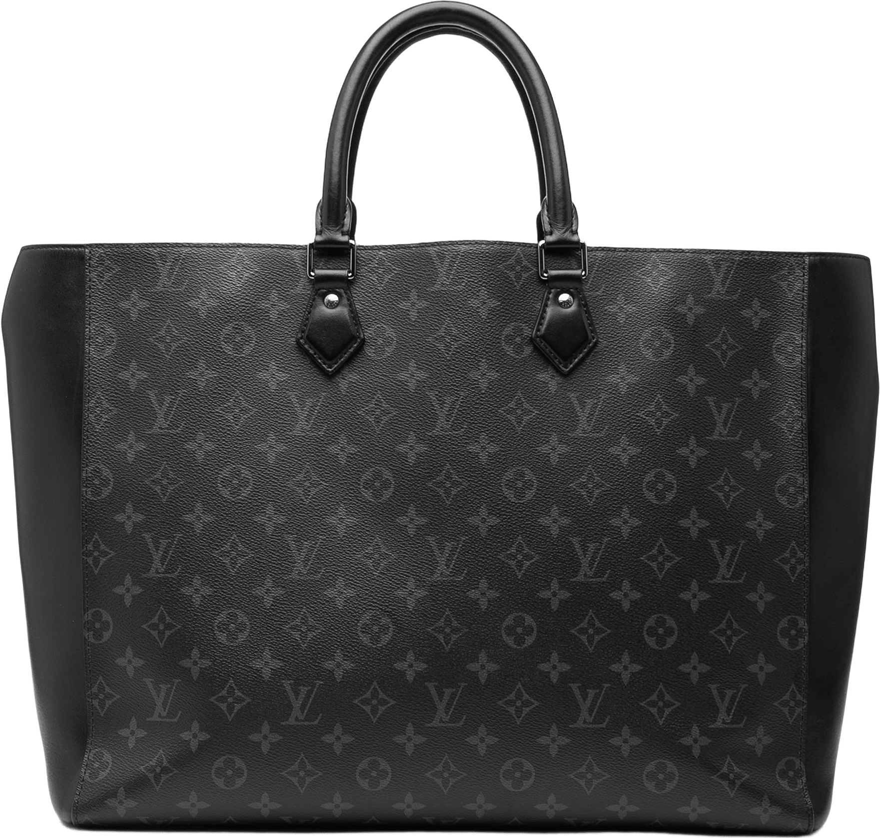 Louis Vuitton Monogram Eclipse Grand Sac Tote, från Luxclusif, i färgen black.