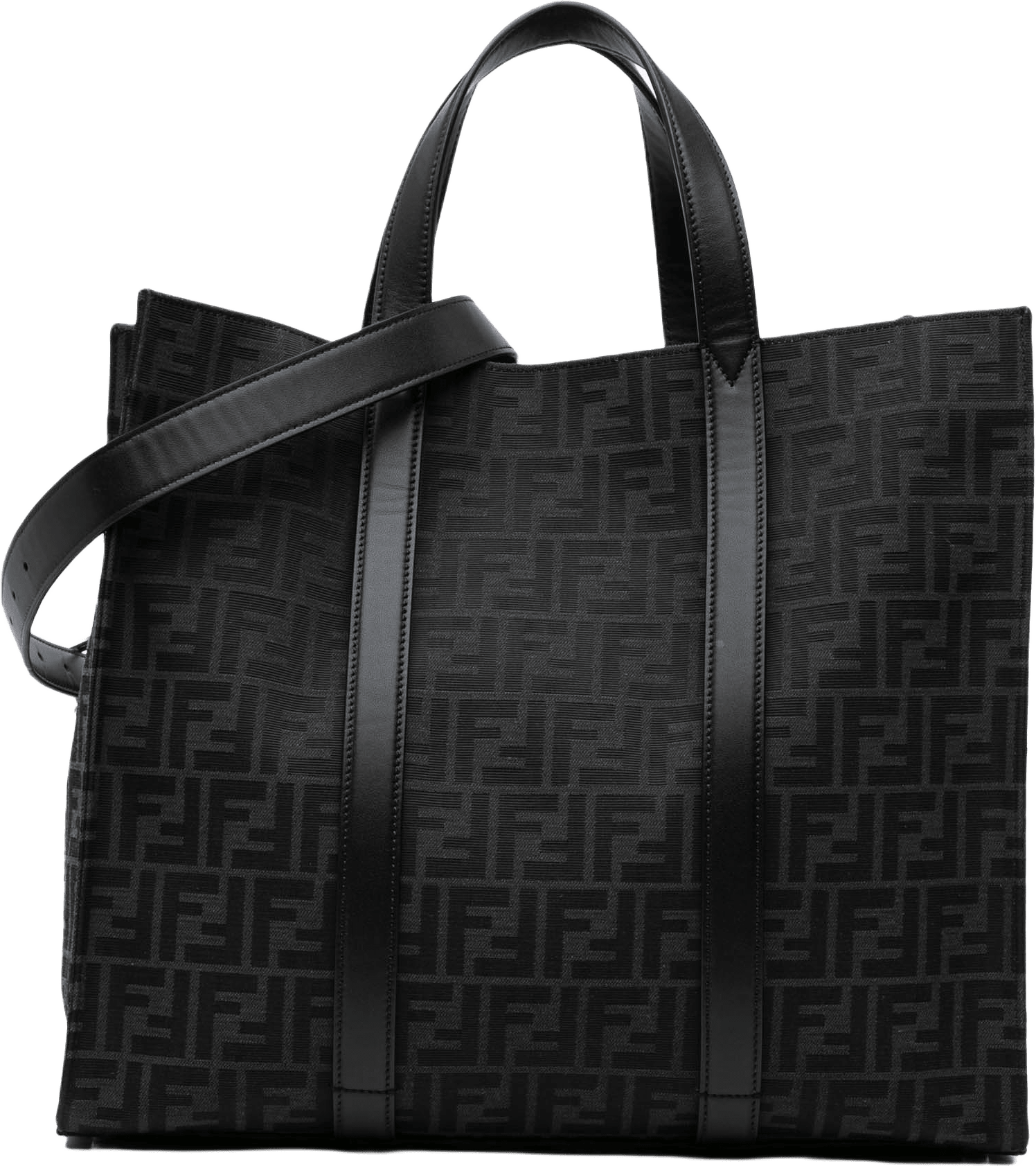 Fendi Large Zucca Jacquard Shopper Tote